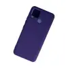 Realme C15 Kılıf Nano İçi Kadife Silikon - Mor