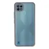 Realme C21 Kılıf Montreal Silikon Kapak - Gri
