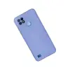 Realme C21 Kılıf Nano İçi Kadife Silikon - Lila