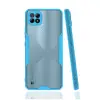 Realme C21 Kılıf Platin Silikon - Mavi