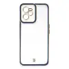 Realme C35 Kılıf Liva Lens Silikon - Mavi