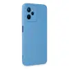 Realme C35 Kılıf Nano İçi Kadife Silikon - Mavi