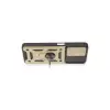 Realme C35 Kılıf Pars Lens Yüzüklü Silikon - Gold
