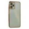 Realme C35 Kılıf Razer Lensli Silikon - Gold