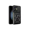 Realme C55 Kılıf Pars Lens Yüzüklü Silikon - Siyah