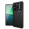 Realme C61 Kılıf Auto Focus Karbon Kapak - Siyah