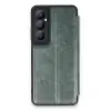 Realme C65 Kılıf Flip Cover - Koyu Yeşil