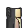 Realme C65 Sara Kartvizitli Deri Kılıf - Siyah