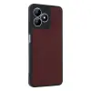 Realme Note 50 4g Kılıf Aras Deri Kapak - Bordo