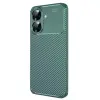 Realme Note 60 Kılıf Auto Focus Karbon Kapak - Koyu Yeşil