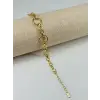Renk  Pirinç Cm Bileklik 17+4 Cm  - Kbl0555