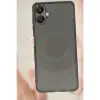 Samsung A06 Kılıf Maya Karbon Kapak - Gri