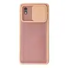 Samsung Galaxy A01 Core Kılıf Palm Buzlu Kamera Sürgülü Silikon - Pembe