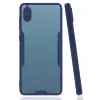 Samsung Galaxy A02 Kılıf Platin Silikon - Lacivert