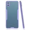 Samsung Galaxy A02 Kılıf Platin Silikon - Lila