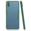 Samsung Galaxy A02 Kılıf Platin Silikon - Yeşil