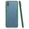 Samsung Galaxy A02 Kılıf Platin Silikon - Yeşil