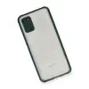 Samsung Galaxy A02s Kılıf Miami Şeffaf Silikon - Koyu Yeşil