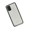 Samsung Galaxy A02s Kılıf Miami Şeffaf Silikon - Siyah