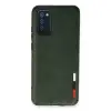 Samsung Galaxy A03s Kılıf Loop Deri Silikon - Yeşil