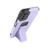 Samsung Galaxy A03s Kılıf Mega Standlı Silikon - Lila