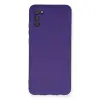 Samsung Galaxy A03s Kılıf Nano İçi Kadife Silikon - Mor