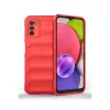 Samsung Galaxy A03s Kılıf Optimum Silikon - Kırmızı