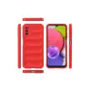 Samsung Galaxy A03s Kılıf Optimum Silikon - Kırmızı