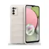 Samsung Galaxy A03s Kılıf Optimum Silikon - Krem