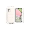 Samsung Galaxy A03s Kılıf Optimum Silikon - Krem
