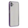 Samsung Galaxy A04 Kılıf Razer Lensli Silikon - Mor
