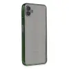 Samsung Galaxy A04 Kılıf Razer Lensli Silikon - Yeşil