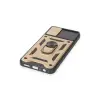 Samsung Galaxy A04e Kılıf Pars Lens Yüzüklü Silikon - Gold