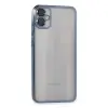 Samsung Galaxy A05 Kılıf Razer Lensli Silikon - Lacivert