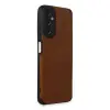 Samsung Galaxy A05s Kılıf Loop Deri Silikon - Kahverengi