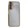 Samsung Galaxy A05s Kılıf Razer Lensli Silikon - Gold