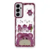 Samsung Galaxy A05s Kılıf Sweet Desenli Silikon Kapak - Pembe
