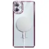 Samsung Galaxy A06 Joke Simli Magneticsafe Kılıf - Derin Mor