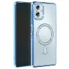 Samsung Galaxy A06 Joke Simli Magneticsafe Kılıf - Mavi