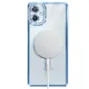Samsung Galaxy A06 Joke Simli Magneticsafe Kılıf - Mavi