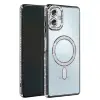 Samsung Galaxy A06 Joke Simli Magneticsafe Kılıf - Siyah