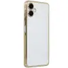 Samsung Galaxy A06 Kılıf Razer Lensli Silikon - Gold