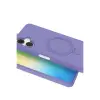 Samsung Galaxy A06 Regal Magsafe Standlı Kapak - Lila