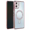 Samsung Galaxy A07 4g Joke Simli Magneticsafe Kılıf - Pembe