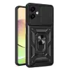 Samsung Galaxy A07 4g Pars Lens Yüzüklü Silikon - Siyah