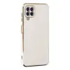 Samsung Galaxy A12 Kılıf Volet Silikon - Beyaz