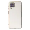 Samsung Galaxy A12 Kılıf Volet Silikon - Beyaz