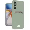 Samsung Galaxy A16 5g Kılıf Kelvin Kartvizitli Silikon - Açık Yeşili
