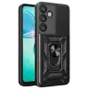 Samsung Galaxy A17 5g Pars Lens Yüzüklü Silikon - Siyah