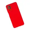 Samsung Galaxy A22 Kılıf Lansman Glass Kapak - Kırmızı